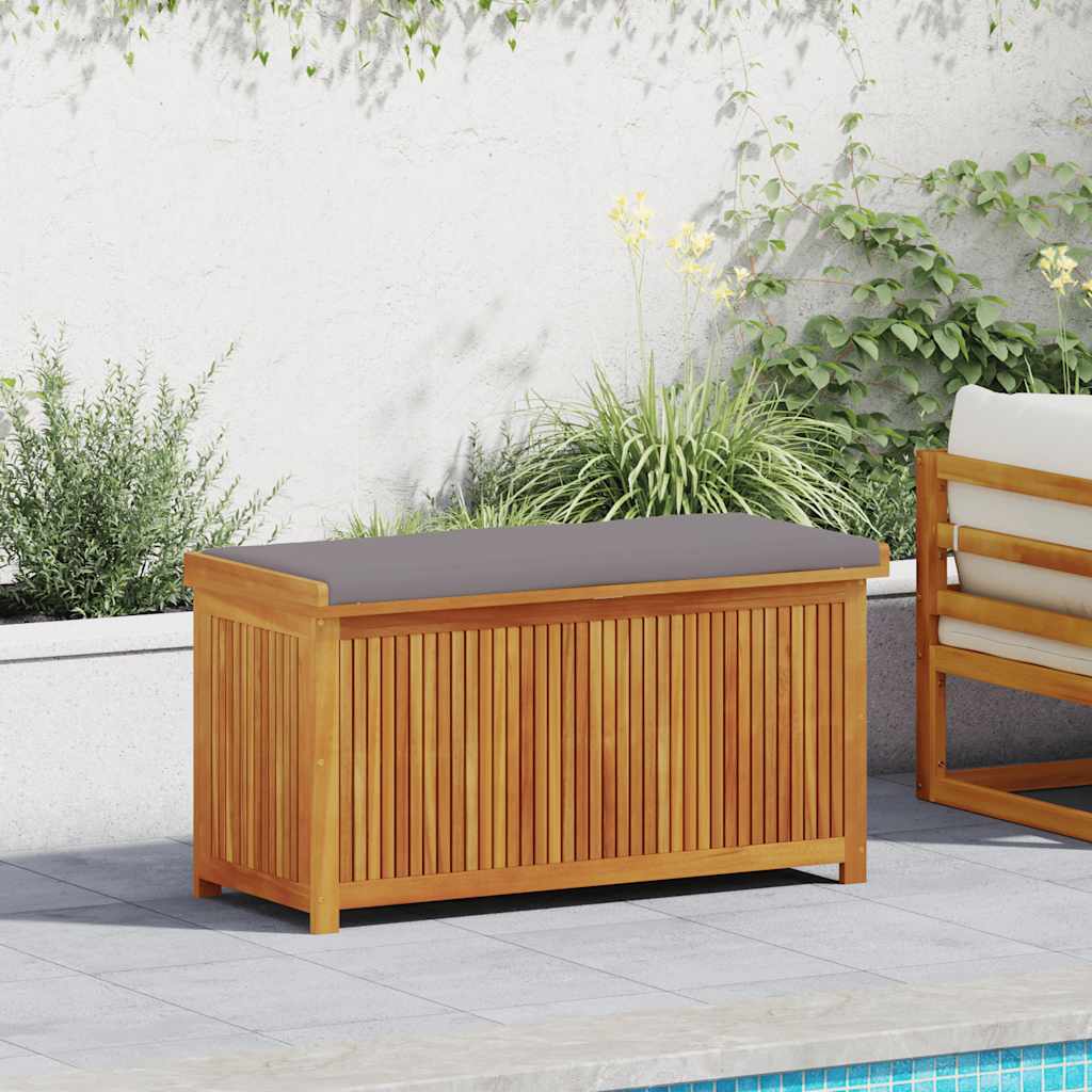 vidaXL Opbergbox voor buiten 113x50x60,5 cm massief acaciahout - Aashly