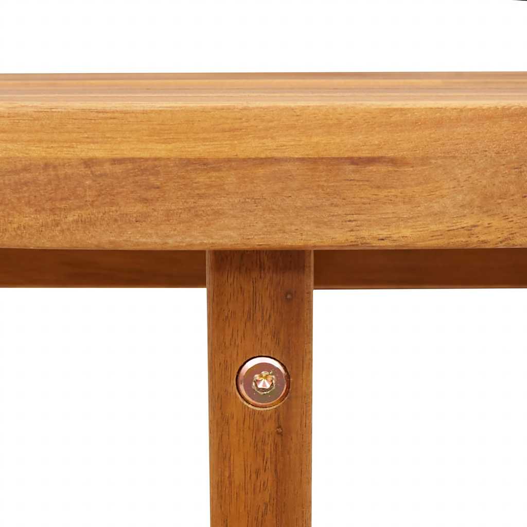 vidaXL Tuintafel ovaal 150x90x75 cm massief acaciahout