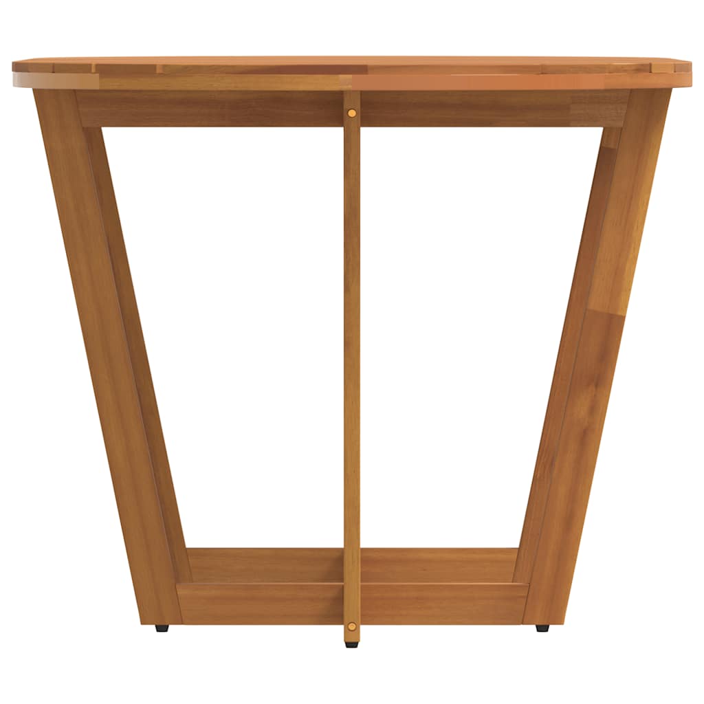 vidaXL Tuintafel ovaal 150x90x75 cm massief acaciahout