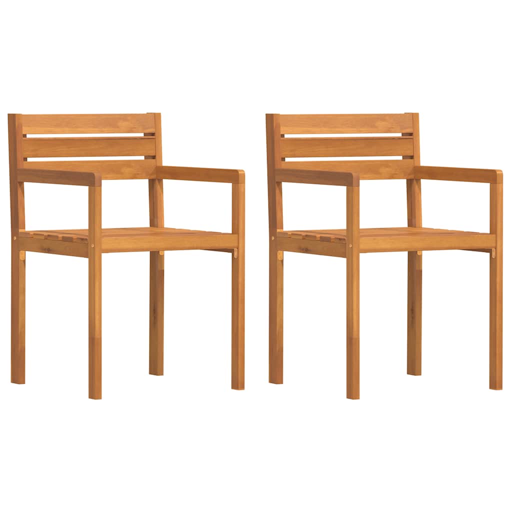vidaXL Tuinstoelen 4 stuks 50x53x80 cm massief acaciahout - Aashly