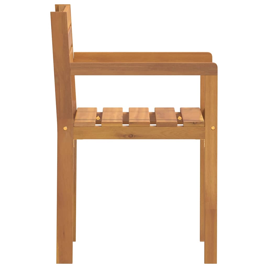 vidaXL Tuinstoelen 4 stuks 50x53x80 cm massief acaciahout - Aashly