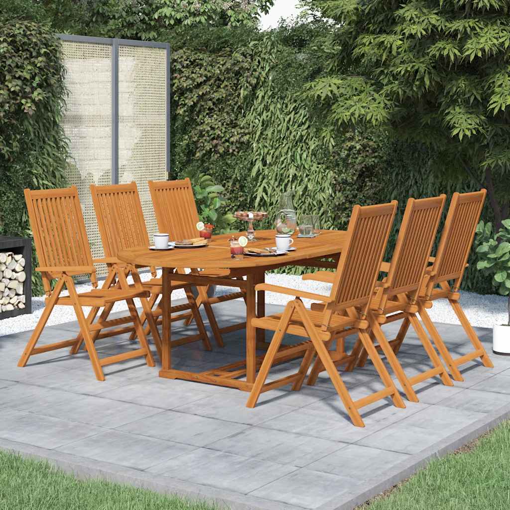 vidaXL 5-delige Tuinset massief acaciahout