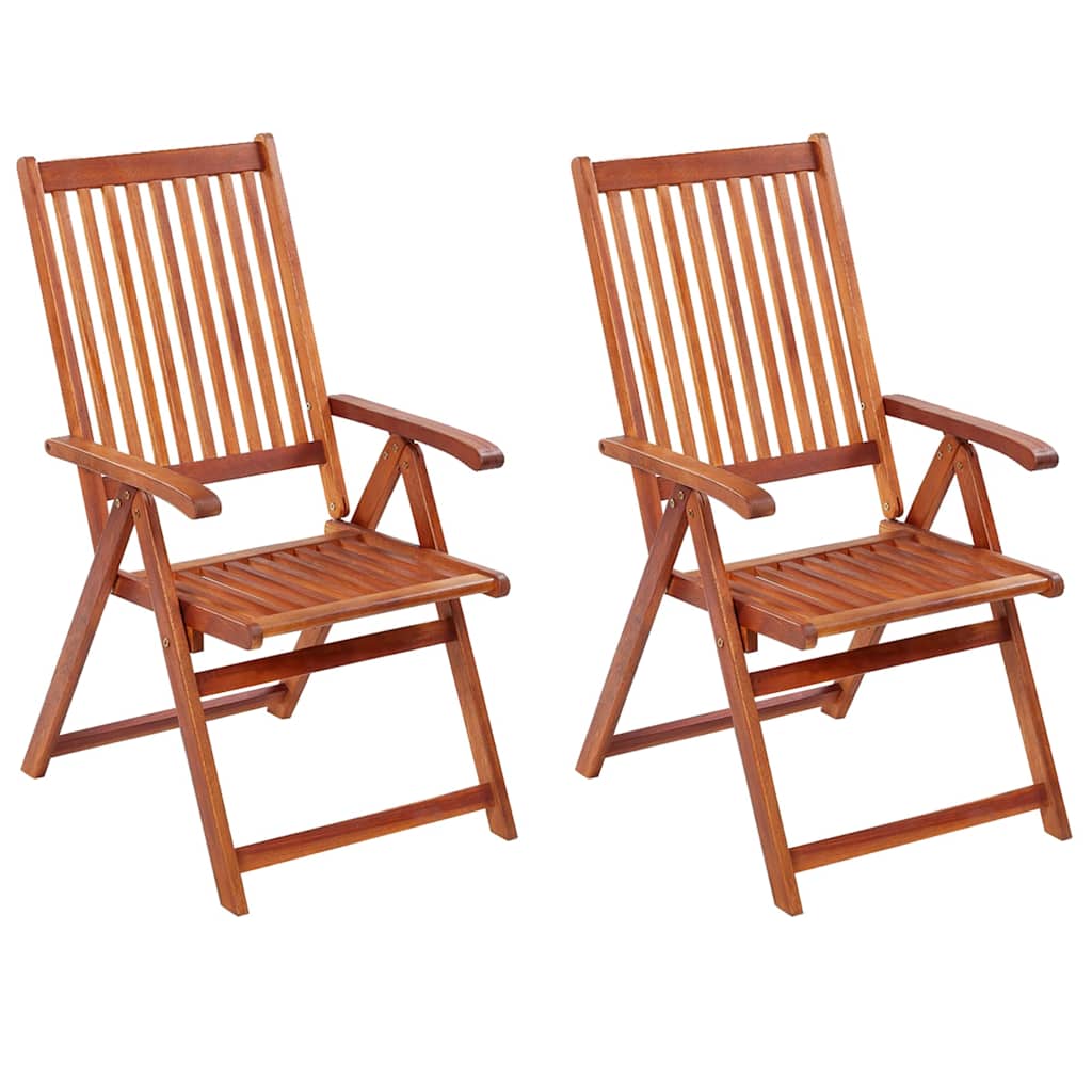 vidaXL Tuinstoelen 8 st inklapbaar massief acaciahout - Aashly