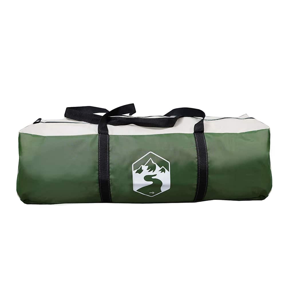 vidaXL Camping Tent Groen 420 x 420 x 227 cm Polyester