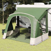 vidaXL Caravan Tent met dak met opslag Groen 330 x 250 x 245 cm