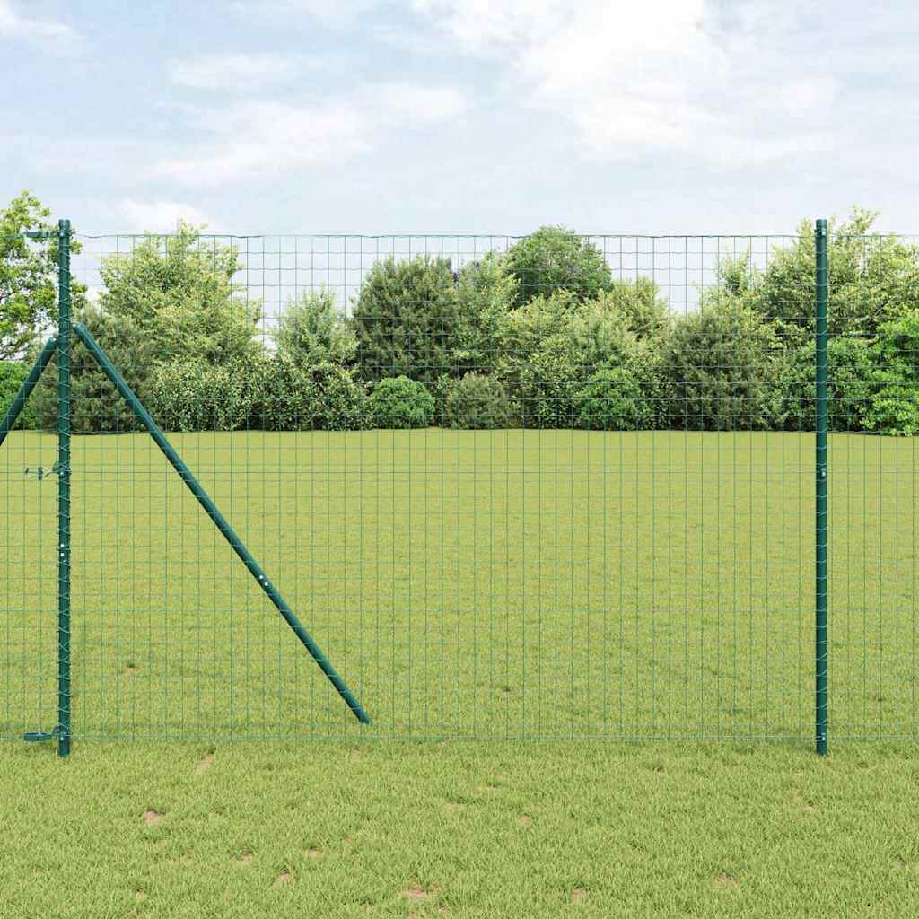 vidaXL Euro Hek Groen 0.4x10 m Staal