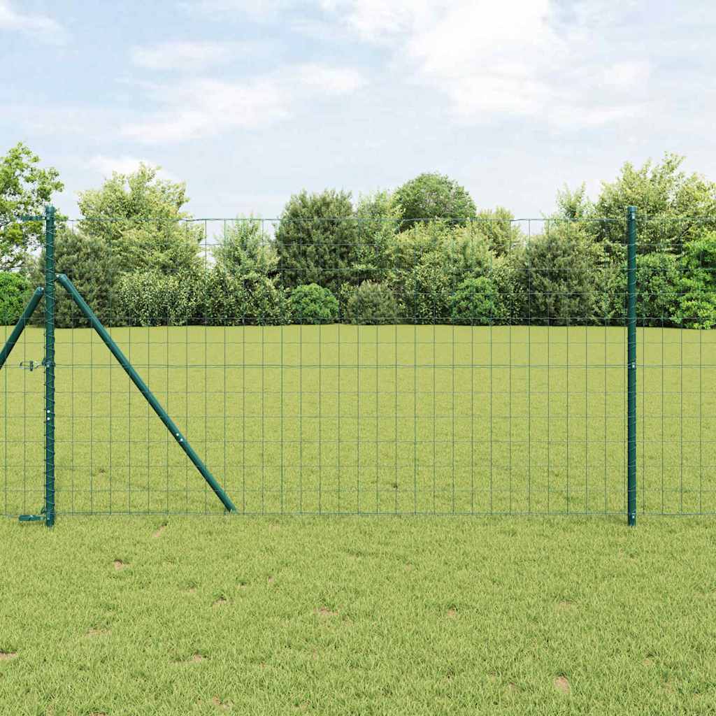 vidaXL Euro Hek Groen 0.4x10 m Staal