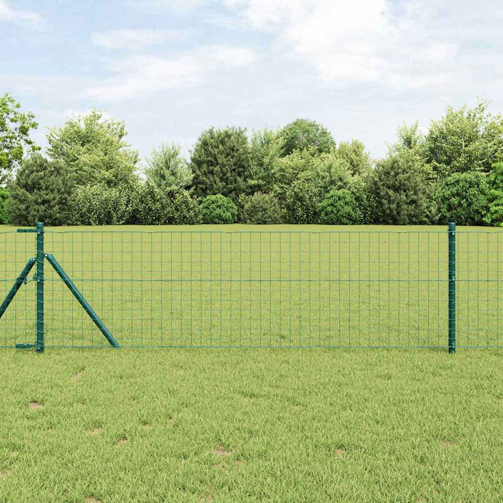 vidaXL Euro Hek Groen 0.4x10 m Staal