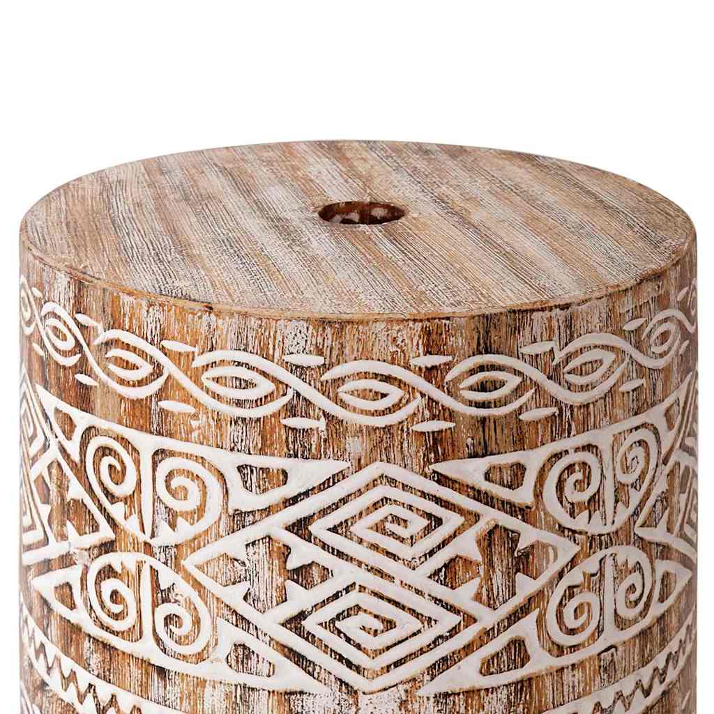 vidaXL Parasolvoet Anders Bruin Ø34 x 40 cm Massief hout