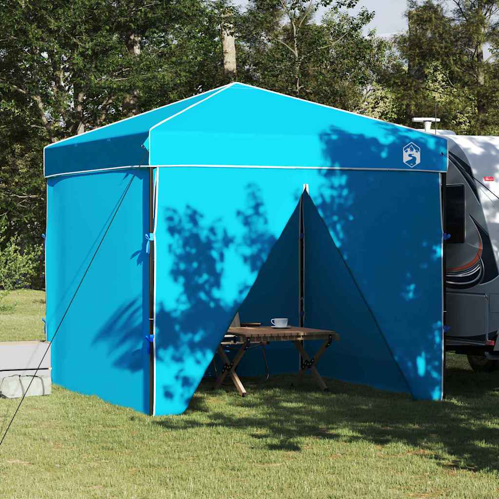 vidaXL Pop-up Luifel Tent Blauw 250 x 250 cm Stof