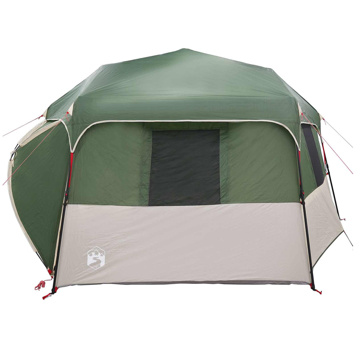 vidaXL Directe Tent met opslag ALTA Groen 458 x 400 x 230 cm Staal
