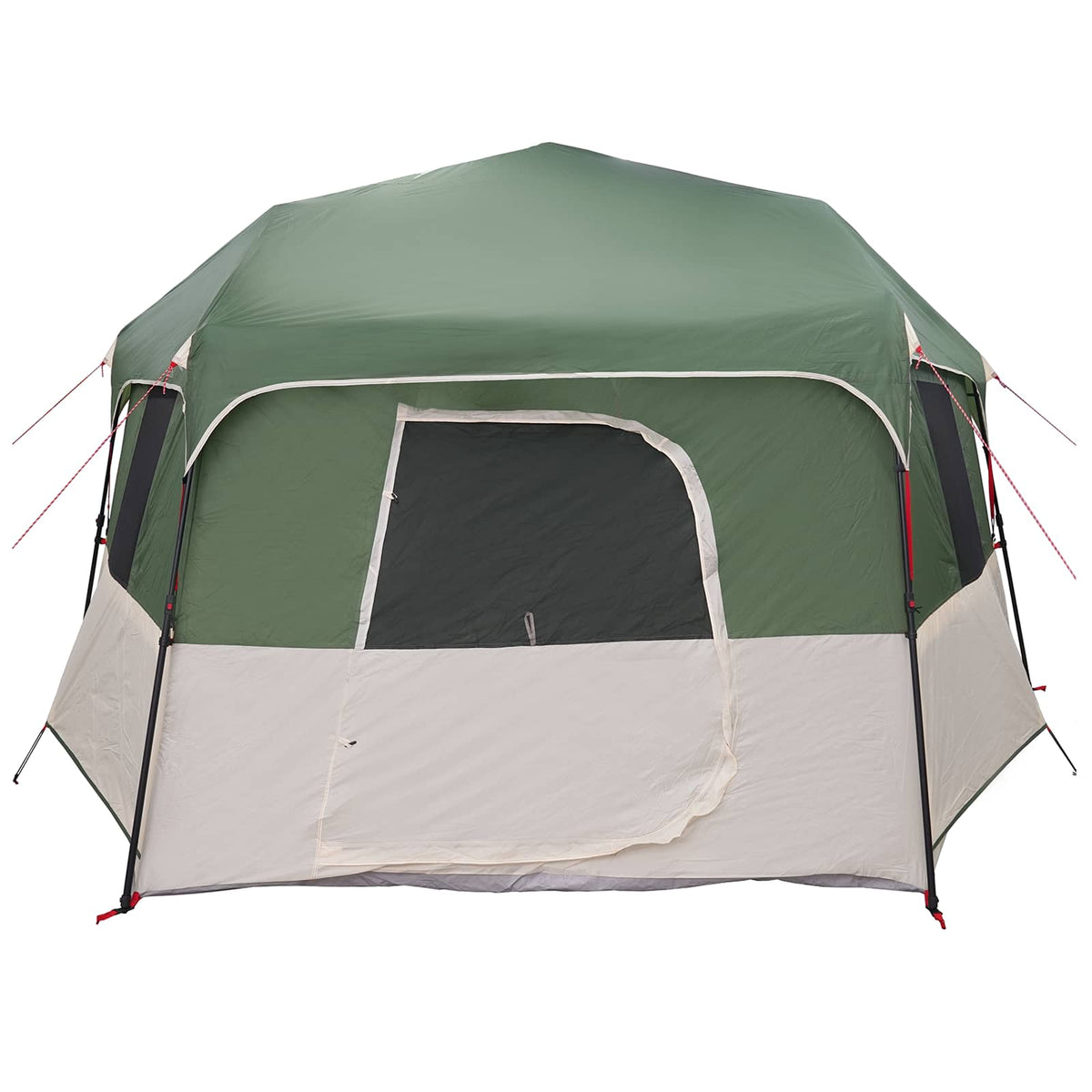 vidaXL Directe Tent met opslag ALTA Groen 458 x 400 x 230 cm Staal