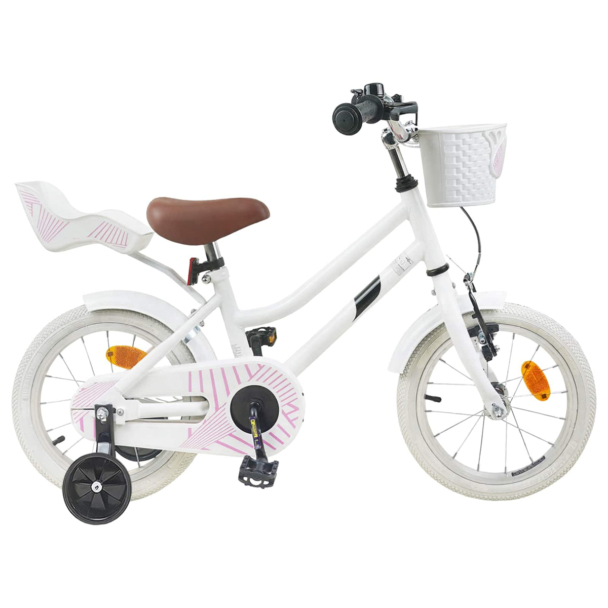 vidaXL Kinderfiets 12 Inch voor 2-4 jaar oud Paars