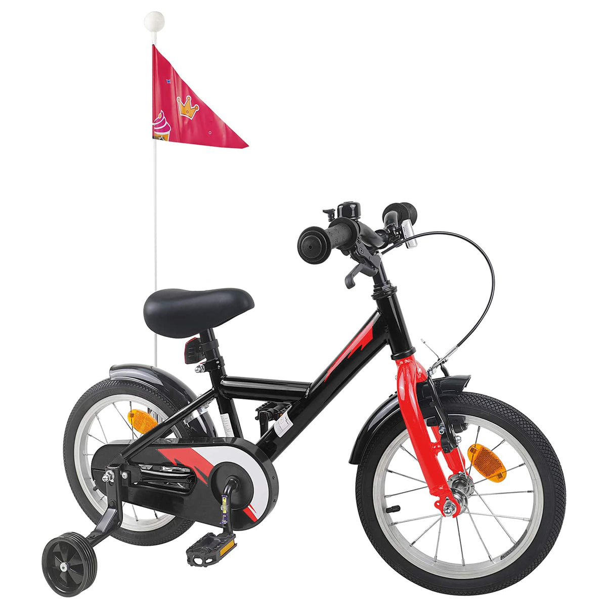 vidaXL Kinderfiets 20 Inch voor 6-11 jaar oud Zwart