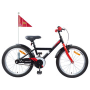 vidaXL Kinderfiets 20 Inch voor 6-11 jaar oud Zwart
