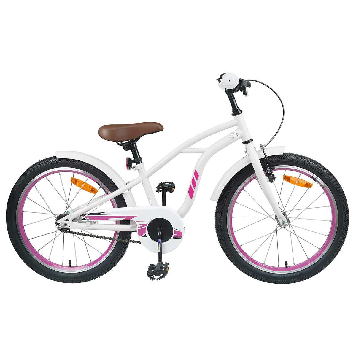 vidaXL Kinderfiets 20 Inch voor 6-11 jaar oud Donkerroze