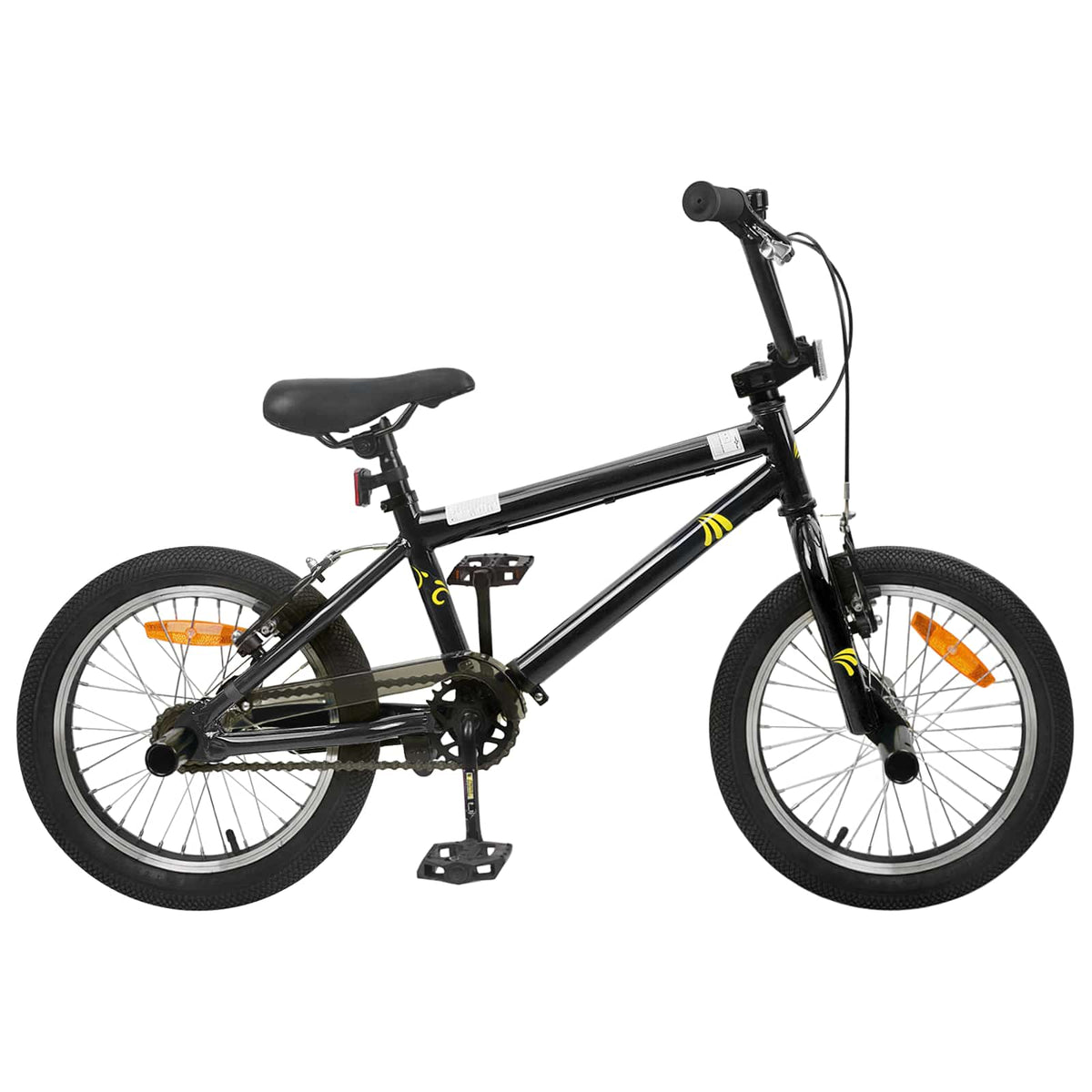vidaXL BMX Fiets 20 Inch voor boven de 9 jaar Zwart
