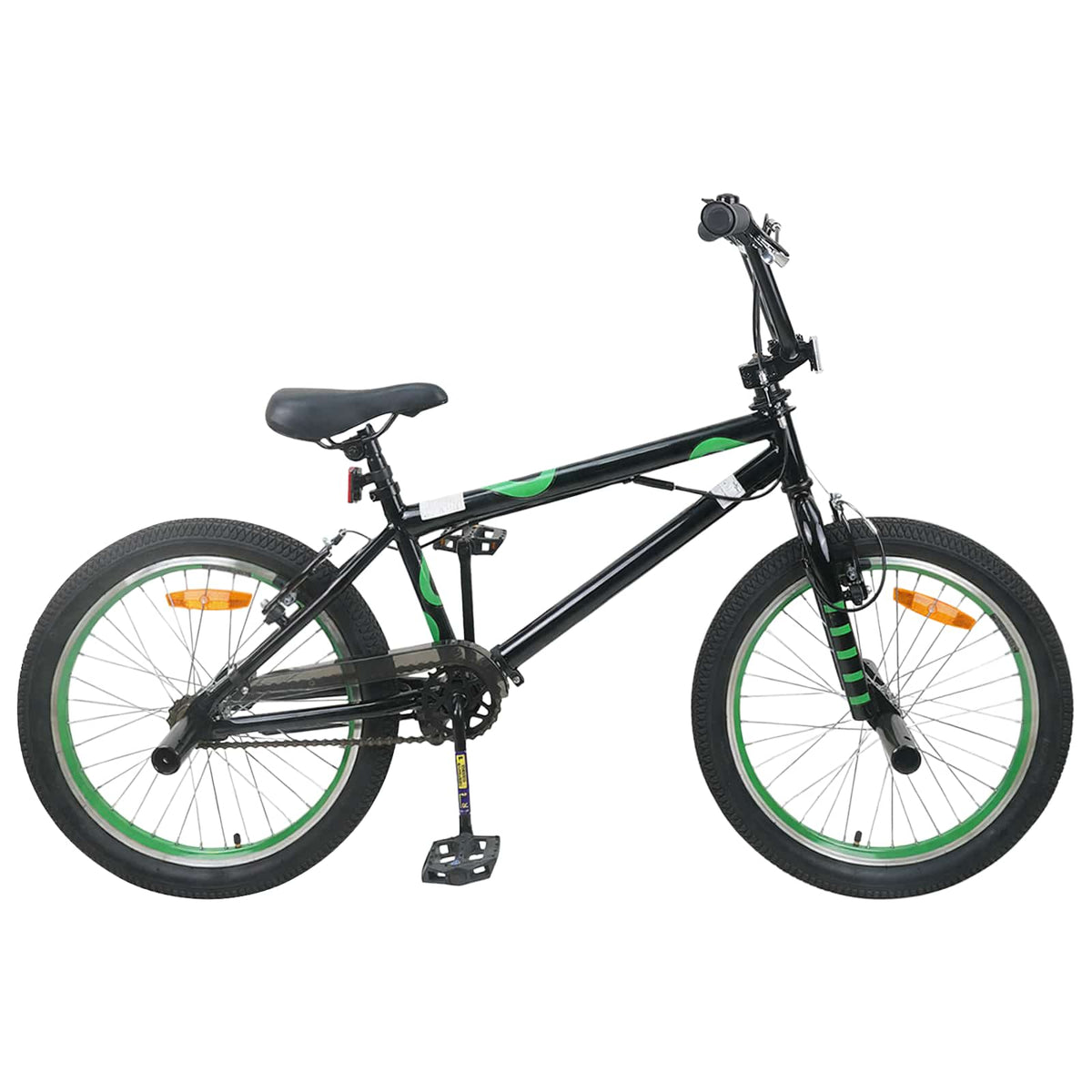vidaXL BMX Fiets 20 Inch voor boven de 9 jaar Zwart