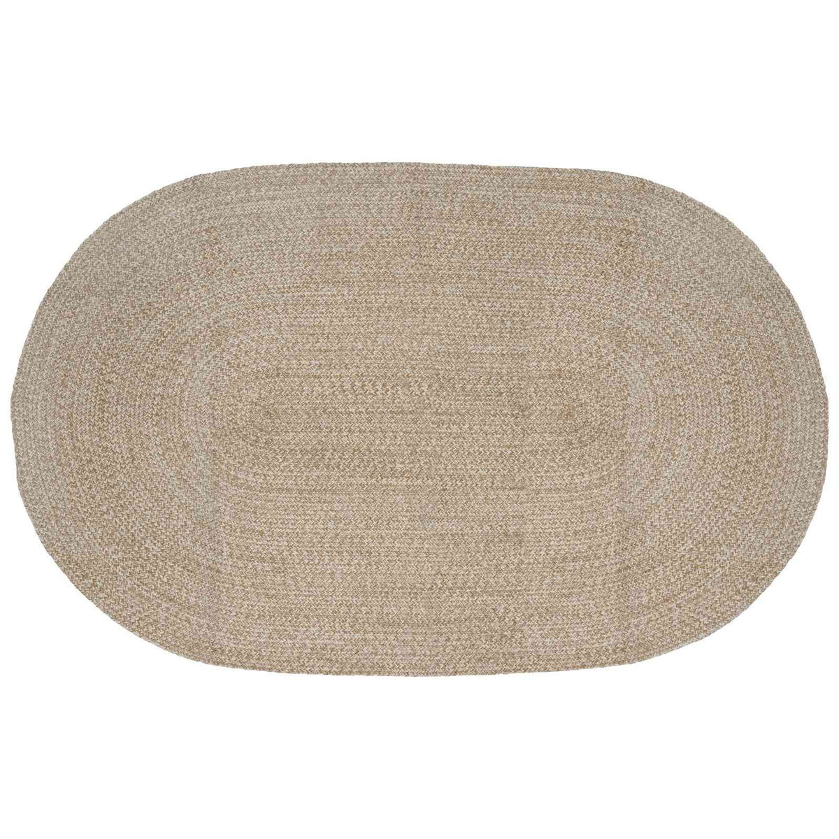 vidaXL Vloerkleden Wit 100 x 152 cm Jute