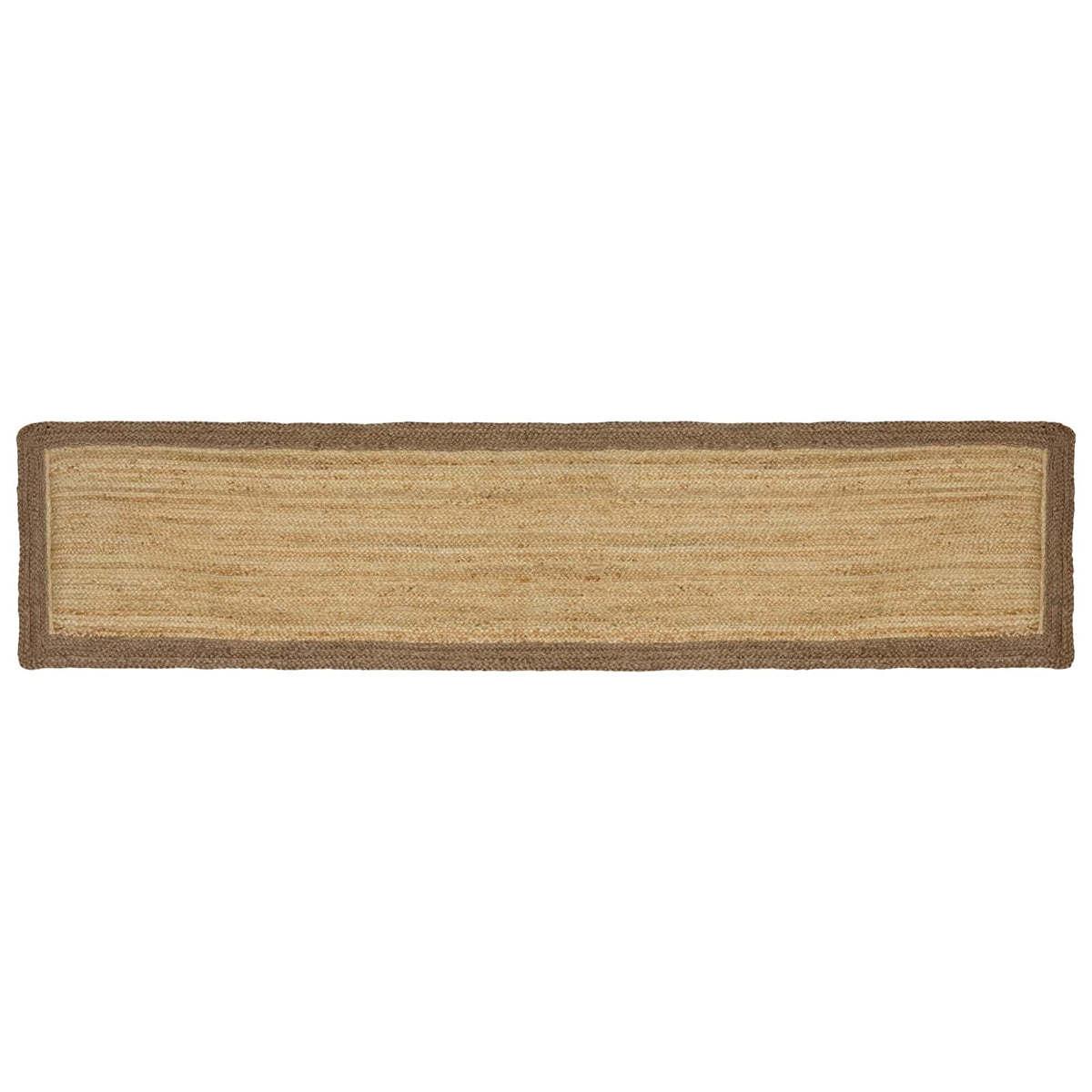 vidaXL Vloerkleden Rechthoekig Natuurlijk en Grijs 60 x 110 cm Jute