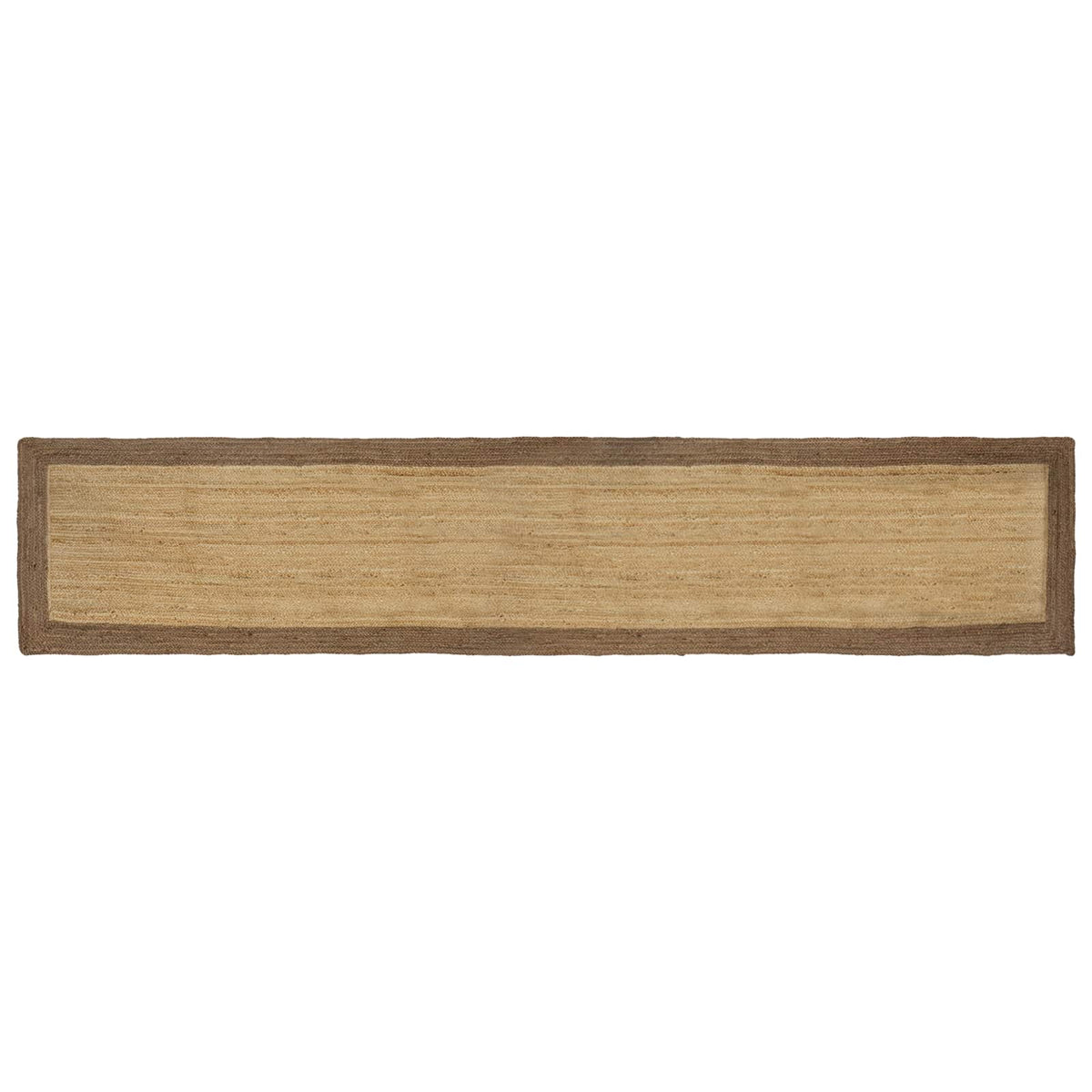 vidaXL Vloerkleden Rechthoekig Natuurlijk en Grijs 60 x 110 cm Jute