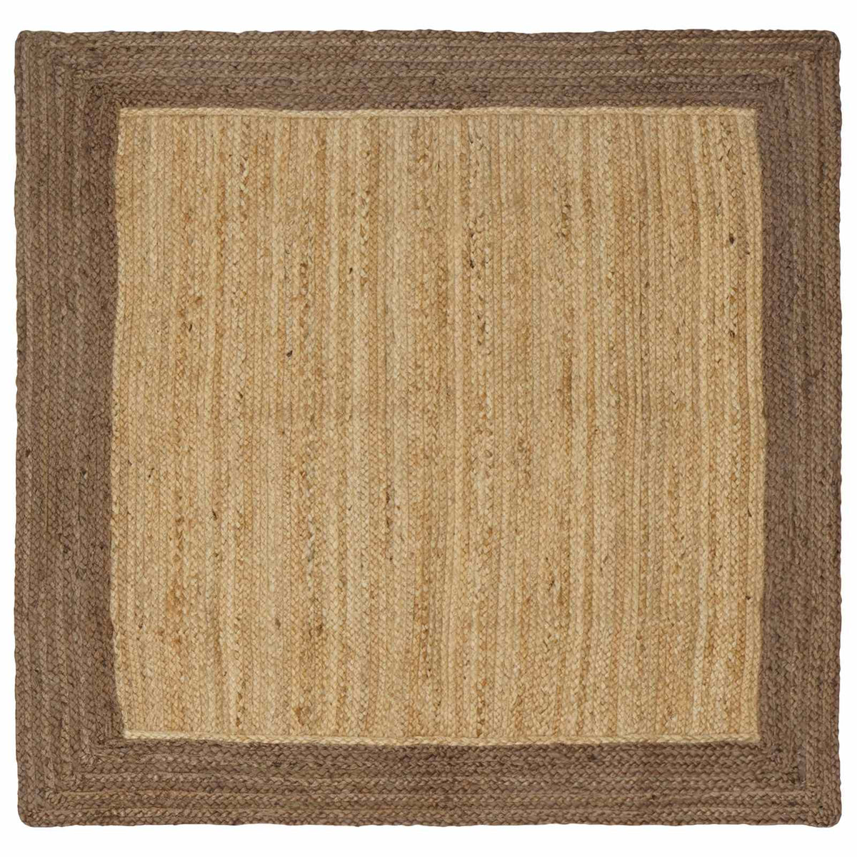 vidaXL Vloerkleden Rechthoekig Natuurlijk en Grijs 60 x 110 cm Jute