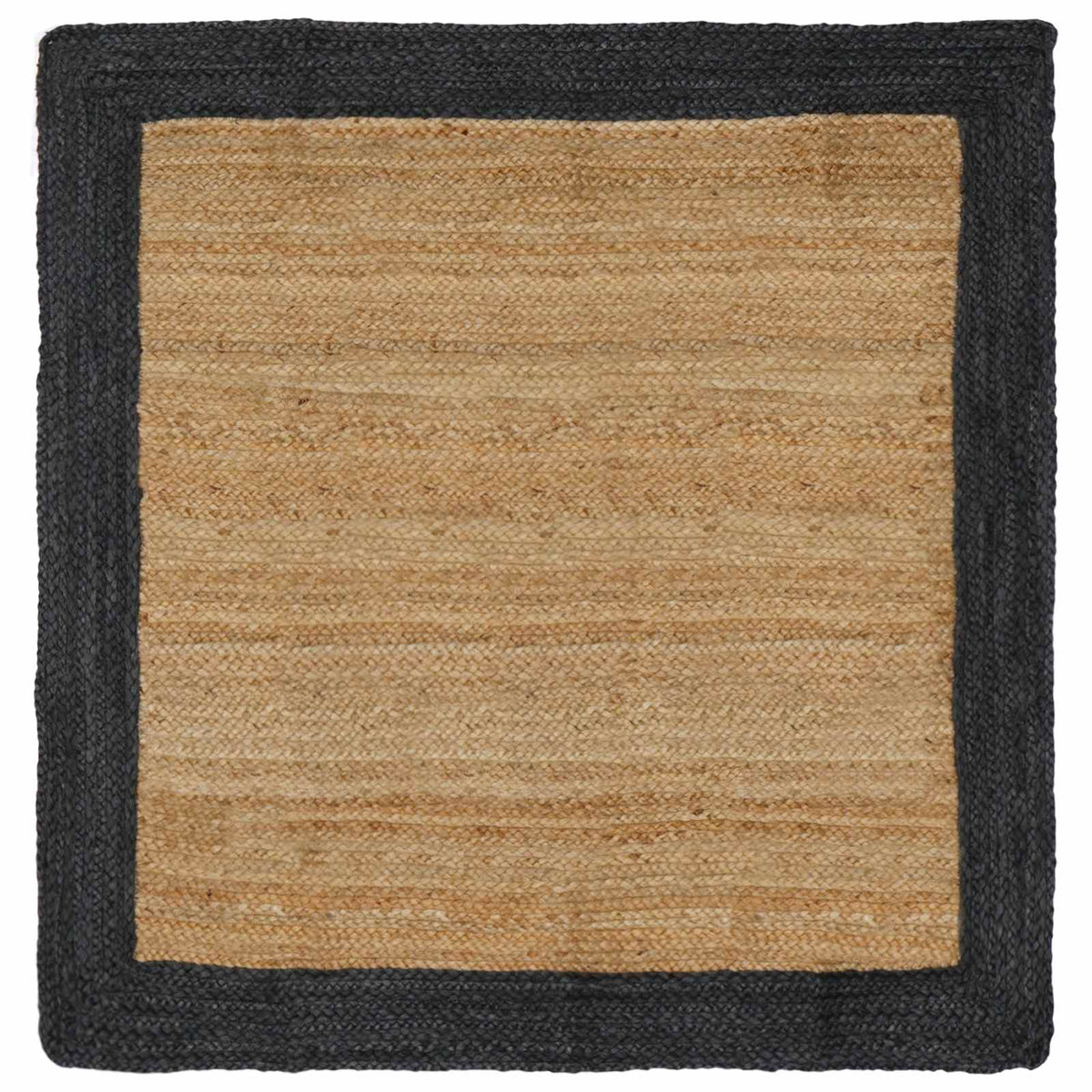 vidaXL Vloerkleden Rechthoekig Natuurlijk en Grijs 60 x 110 cm Jute