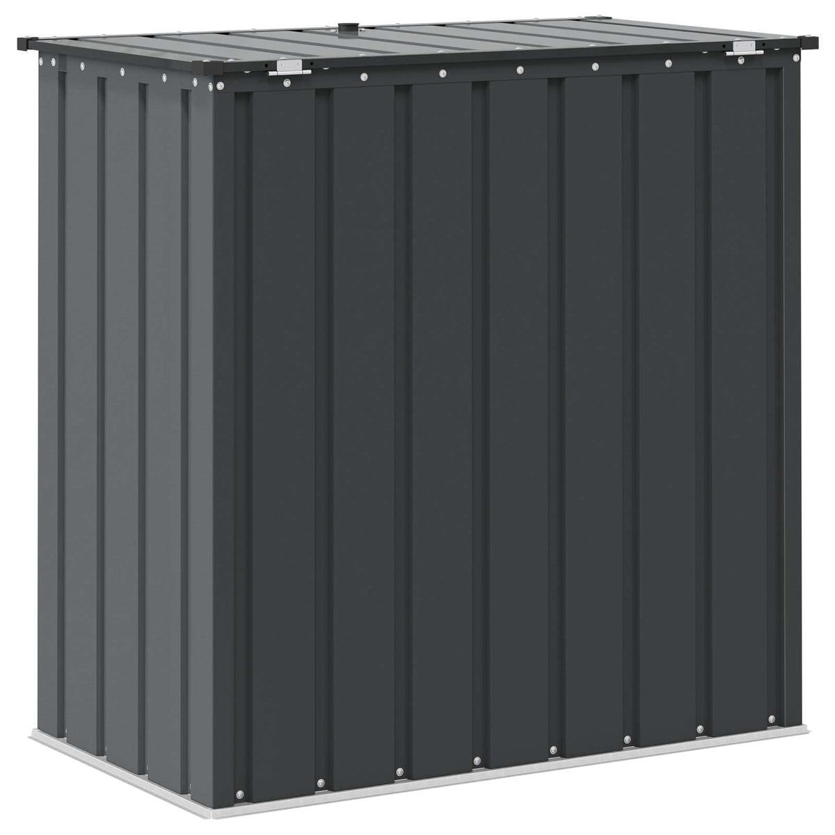 vidaXL Tuinopslagdoos Zwart 101,5 x 57 x 100,5 cm Staal