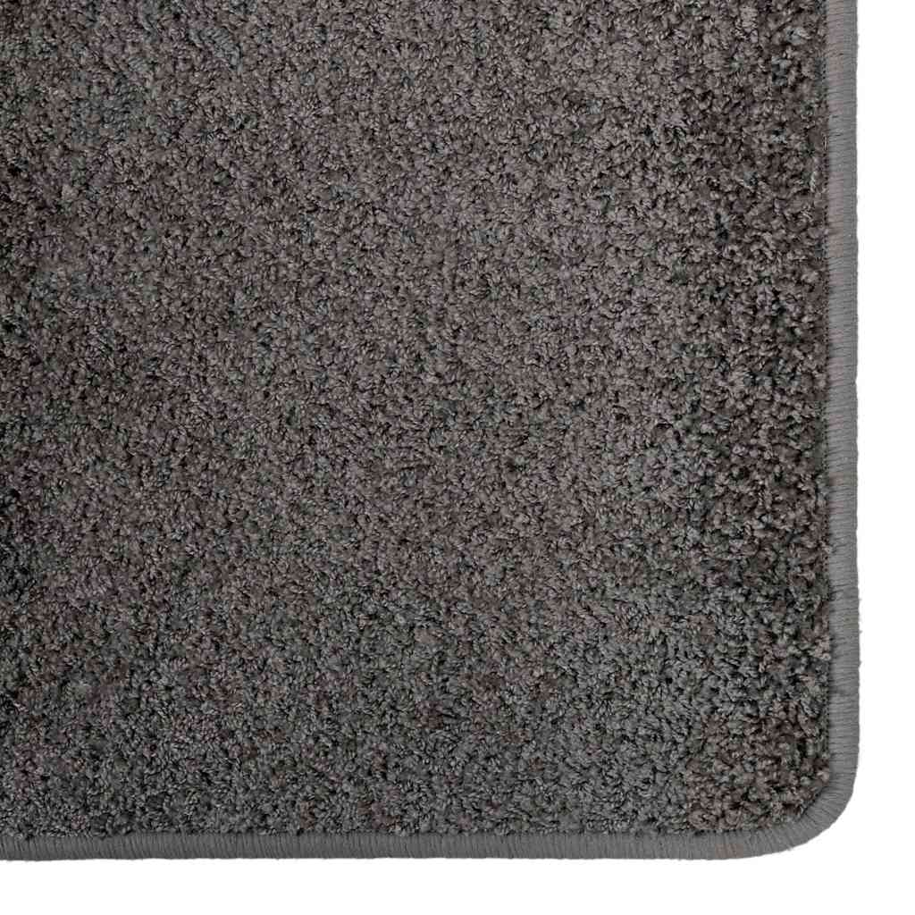 vidaXL Tapijt Loper Grijs 50 x 100 cm 100% Polypropylene Tuft