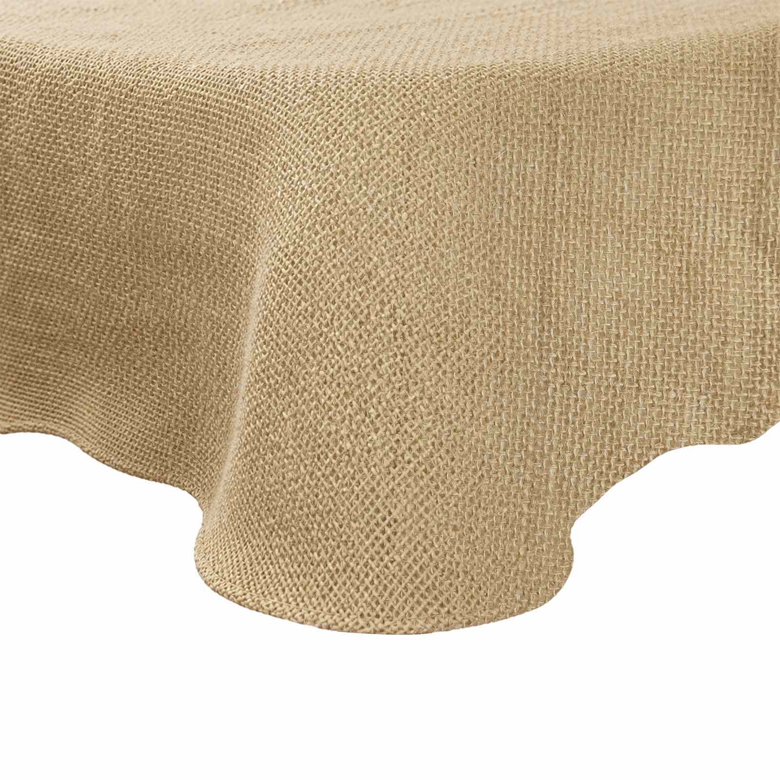 vidaXL Jute tafelkleed Naturel 140 x 140 cm 100% Tossa Jute