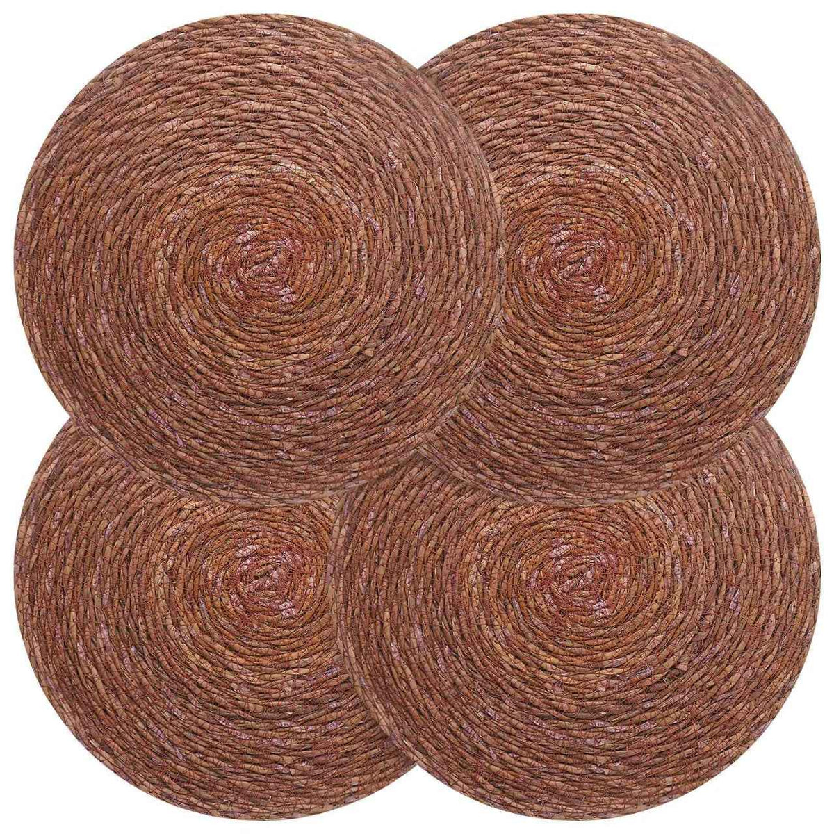 vidaXL Zeegroene placemats 4 st Naturel 100% Zeegras