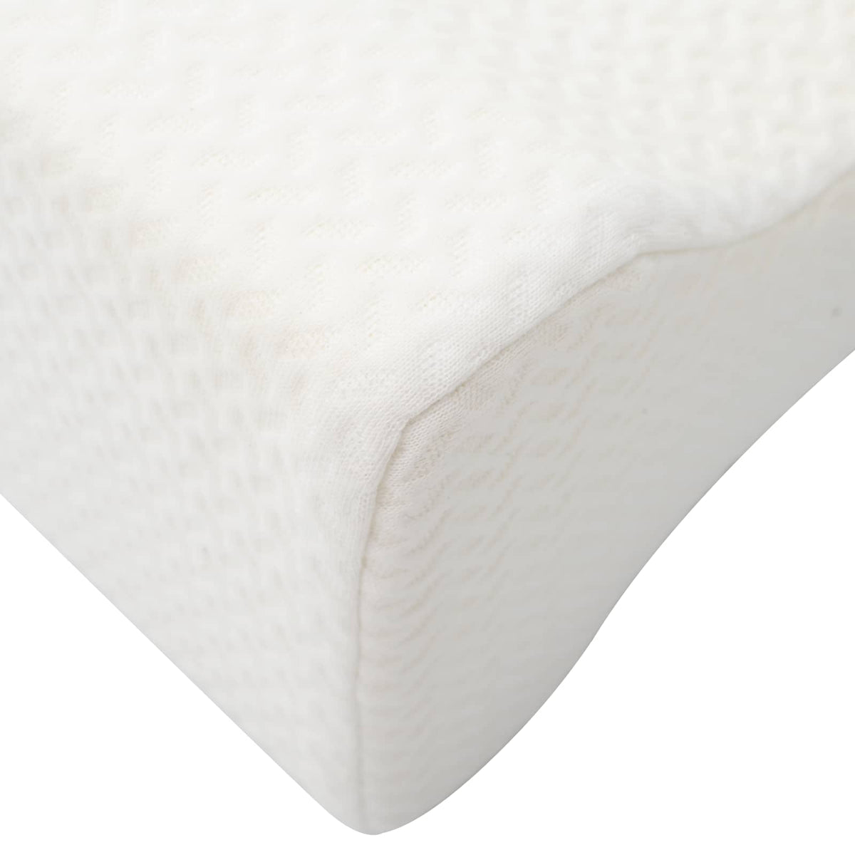 vidaXL Hoofdkussen met kussen Wit 26 x 21 x 15 cm Polyester