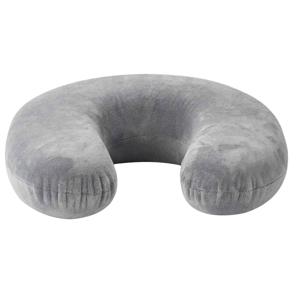 vidaXL Hoofdkussen met kussen Grijs 27 x 27 x 8,5 cm Fluweel