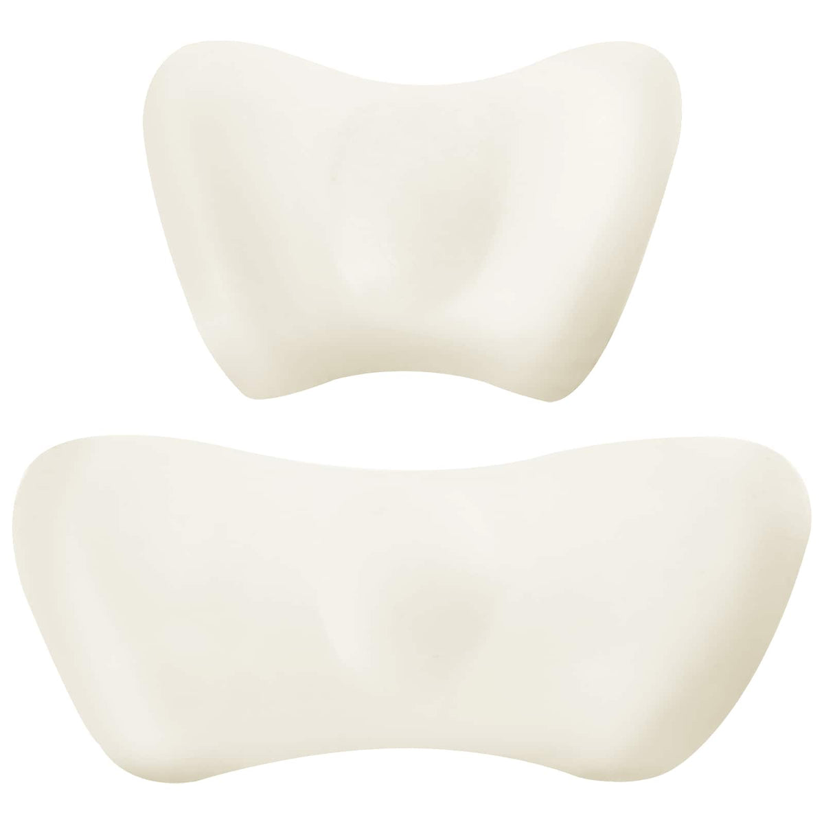 vidaXL Hoofdkussen met kussen Verstelbaar 2 pcs Grijs 4D Mesh