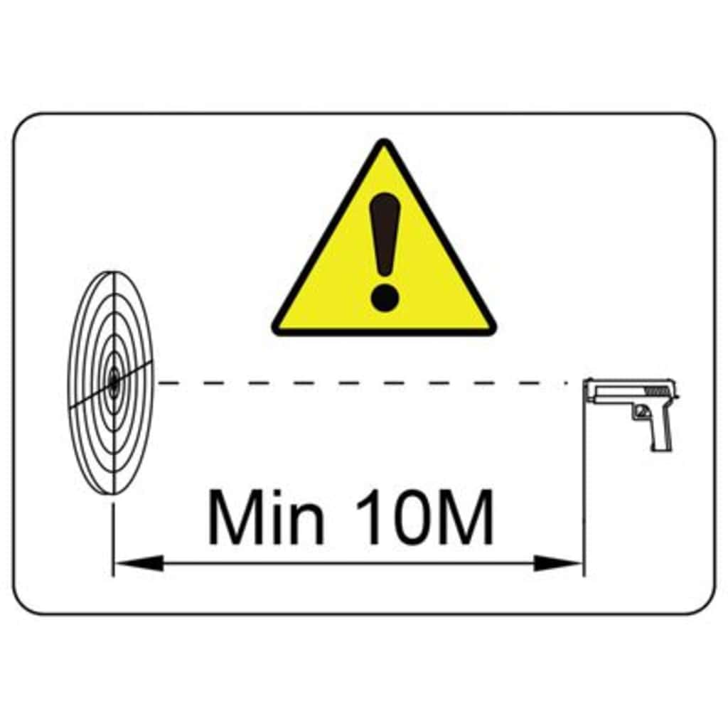 vidaXL Doelstandaard Zwart 82.5 x 51 x 150 cm Staal