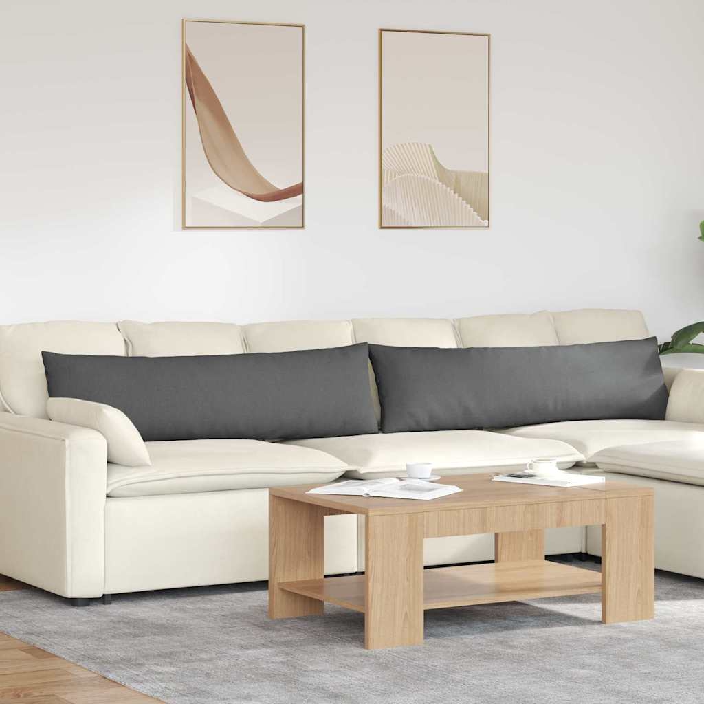 vidaXL Sofa Kussens 2 pcs Lichtgrijs 50 x 30 cm Stof