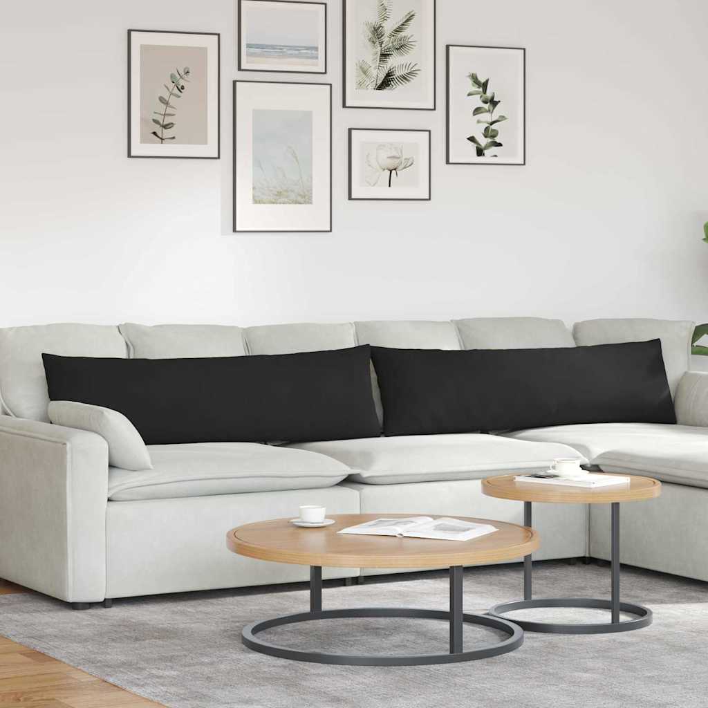 vidaXL Sofa Kussens 2 pcs Taupe 50 x 30 cm Stof
