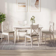 vidaXL Zitkussens 4 pcs Taupe 40 x 40 x 3 cm Microvezel Stof