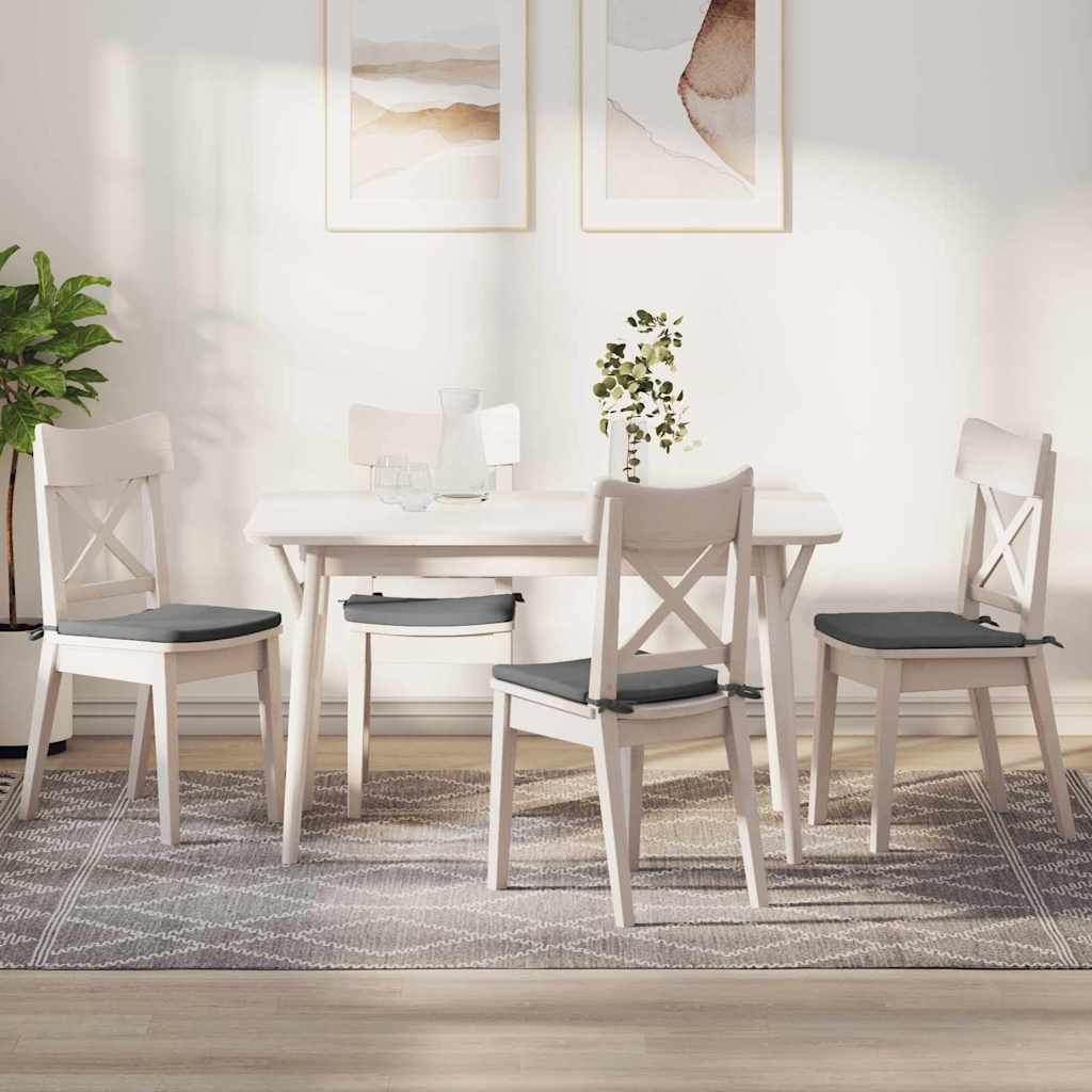 vidaXL Zitkussens 4 pcs Taupe 40 x 40 x 3 cm Microvezel Stof