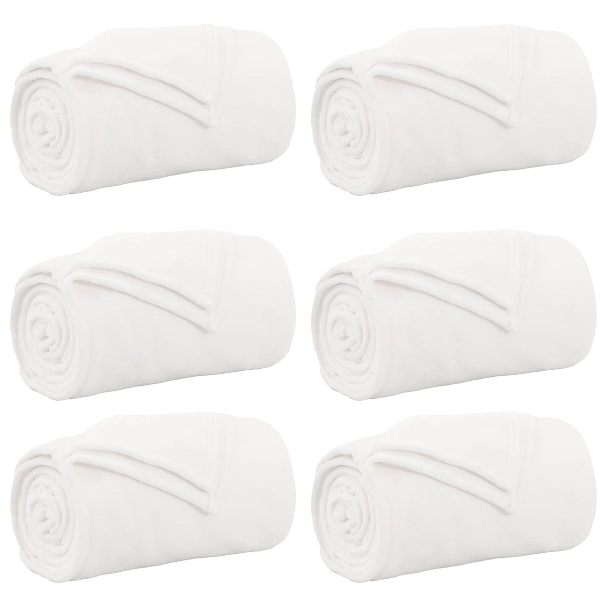 vidaXL Gooi Deken Beige 130 x 150 cm Fleece