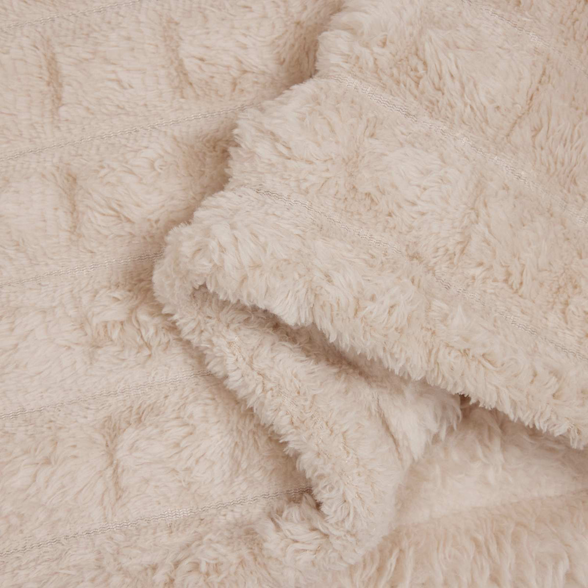 vidaXL Gooi Deken Beige 150 x 130 cm Fleece