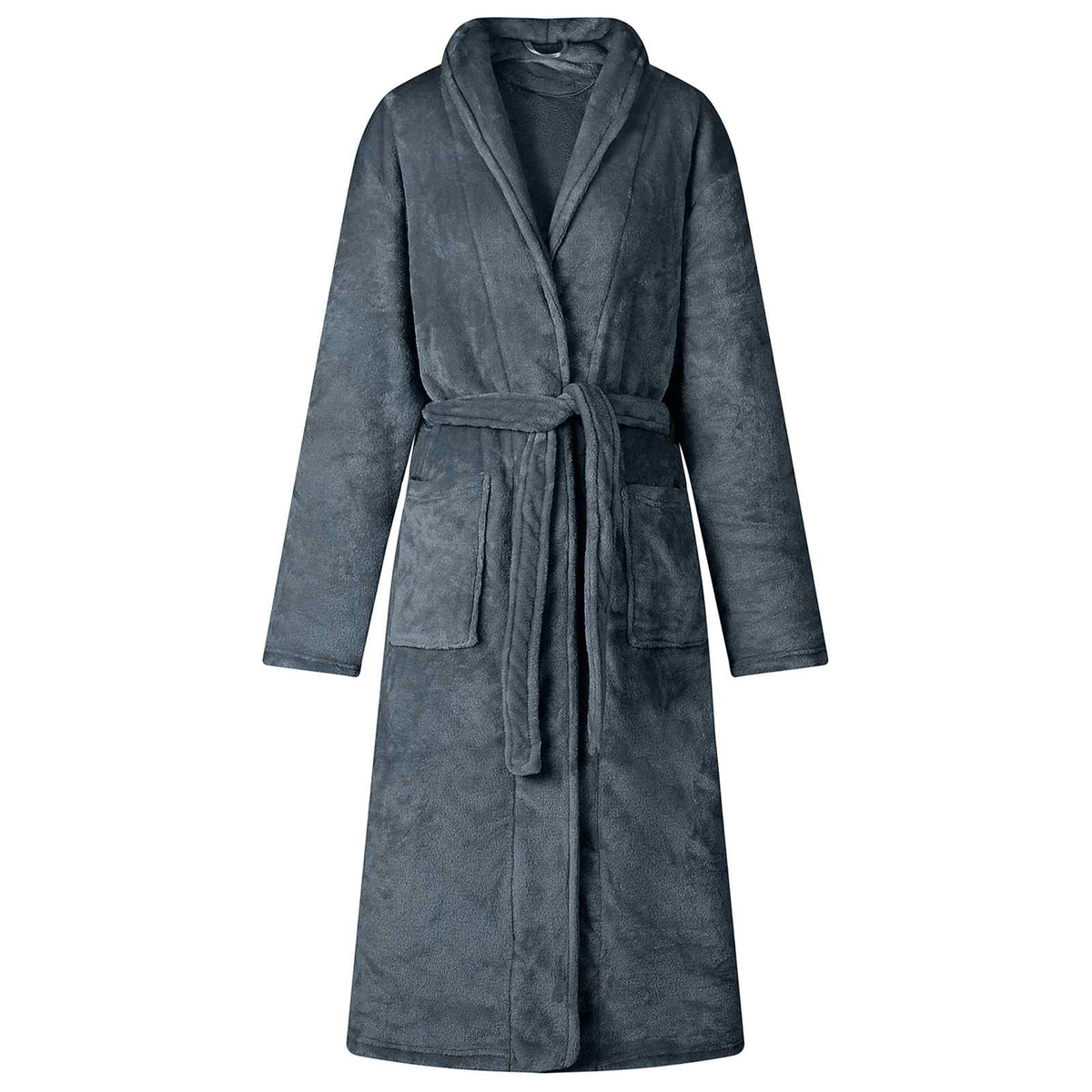vidaXL Badjas zonder Kap Beige s Flanel