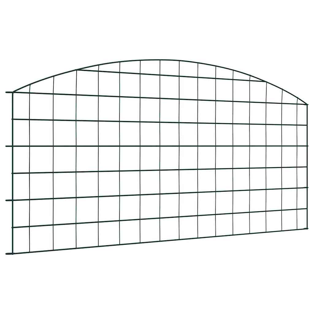 vidaXL Schuttingset 77,5x64 cm groen