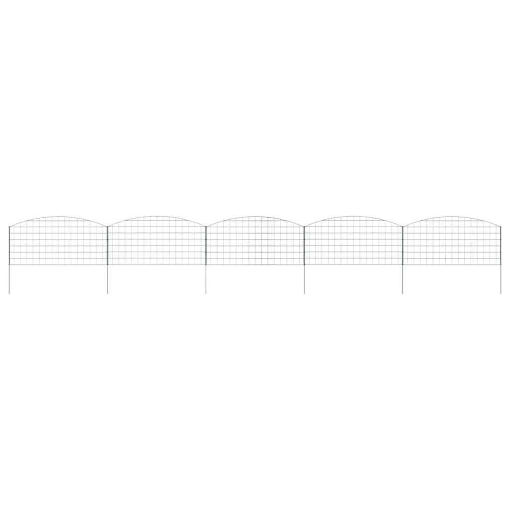 vidaXL Schuttingset 77,5x64 cm groen