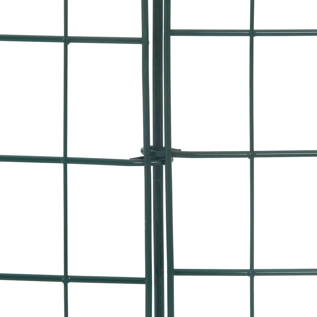 vidaXL Schuttingset 77,5x64 cm groen