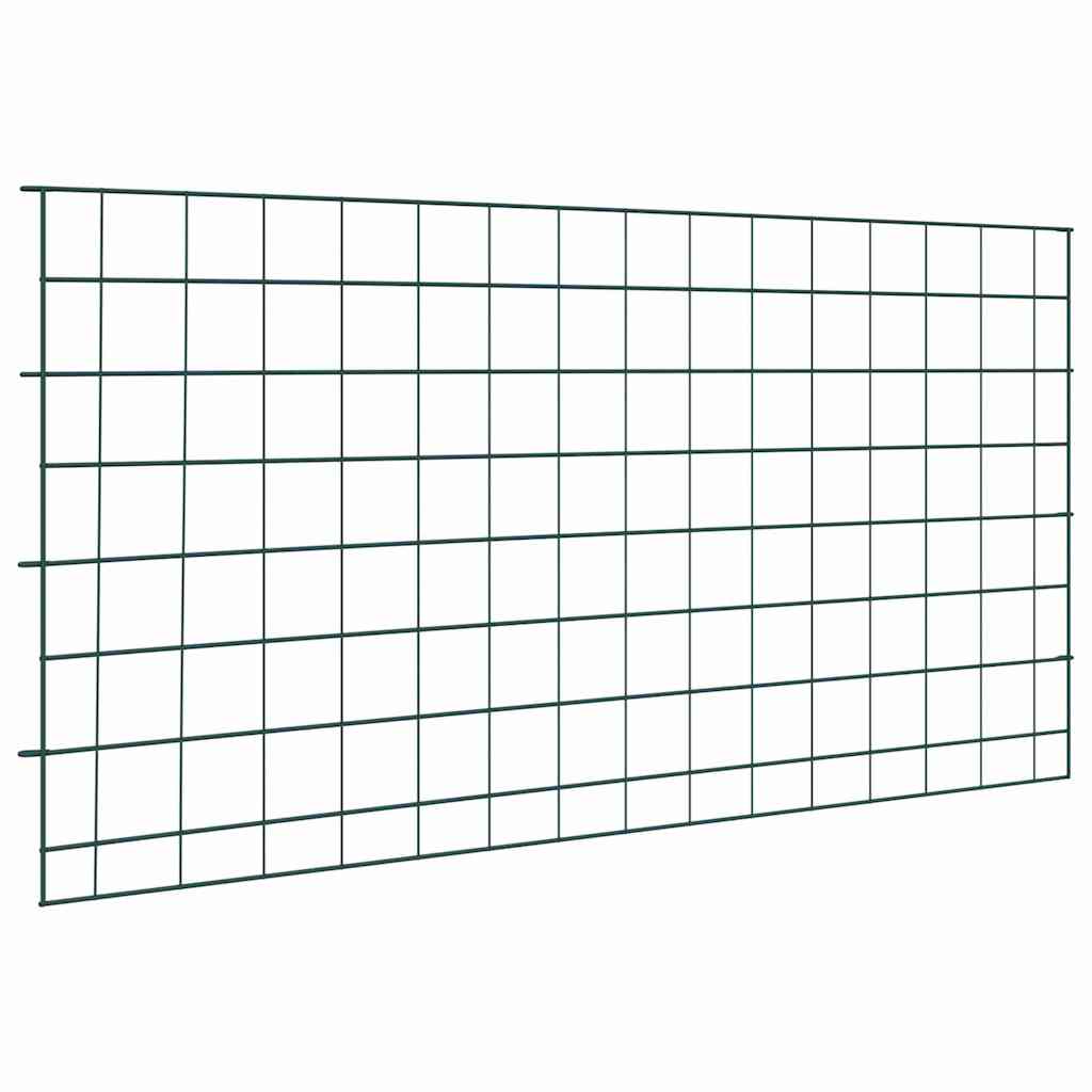 vidaXL Schuttingset 77,5x64 cm groen