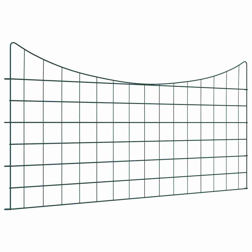 vidaXL Schuttingset 77,5x64 cm groen