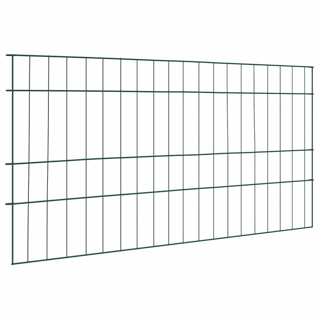 vidaXL Schuttingset 77,5x64 cm groen