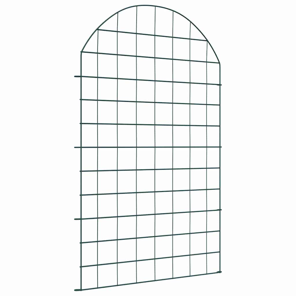 vidaXL Schuttingset 77,5x64 cm groen