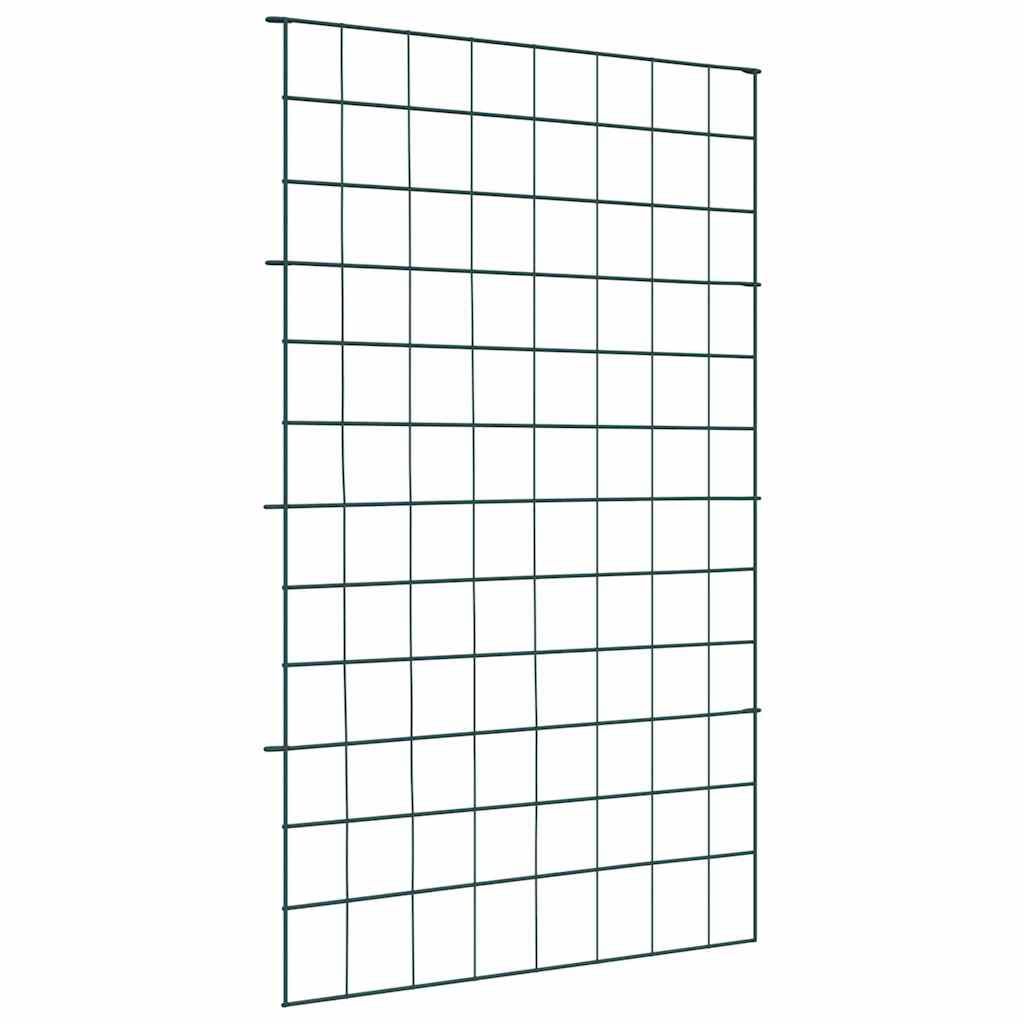 vidaXL Schuttingset 77,5x64 cm groen